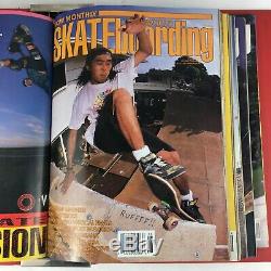 Rare Vintage Transworld skateboarding Magazine Lot of 8 Issues 1989 Volume 7