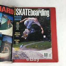 Rare Vintage Transworld skateboarding Magazine Lot of 8 Issues 1989 Volume 7