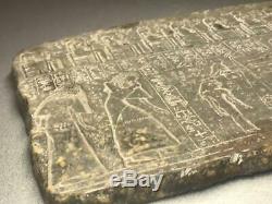 Rare ancient egyptian Egypt antique plaque Book of Dead stela relief 1550-1069bc