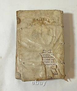 Rare antique 1552 Pope Juilus III religious vellum manuscript Latin prayer book