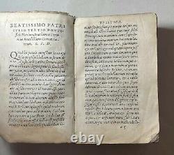 Rare antique 1552 Pope Juilus III religious vellum manuscript Latin prayer book