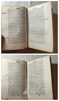 Rare antique 1552 Pope Juilus III religious vellum manuscript Latin prayer book