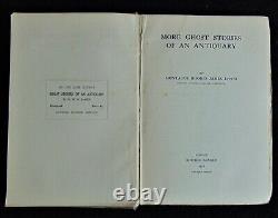 Rare antique book More Ghost Stories of an Antiquary. Publisher Edward Arnold