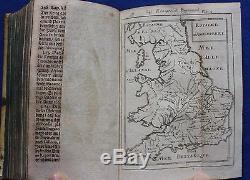 Rare antique book / atlas Europaische Justinus 56 x Mallet maps & plates, 1689