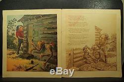 Rare antique old Children's book The 2 Little Injuns 1883