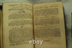 Rare antique old Leather Spanish Law Book