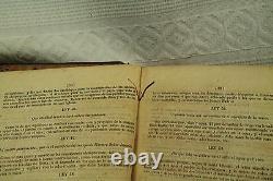 Rare antique old Leather Spanish Law Book