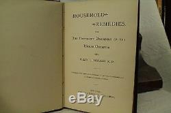 Rare antique old Medical book Household Remedies Disorders of the Human Organism