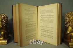 Rare antique old Music book Harmony Simplified Dr Hugo Riemann blue hardcover