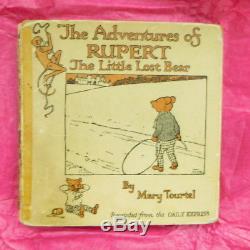 Rare antique original annual The Adventures of Rupert The Little Lost Bear vgc