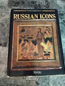 Rare book Antique Russian Icons, Father Vladimir Ivanov, 1988