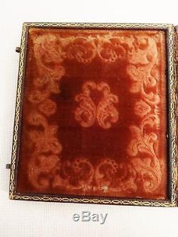 Rare circa 1800 Victorian Travel Picture Frame Book