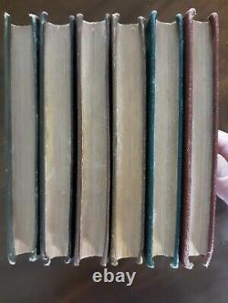 Rare ornate antique edition- Rollo's Tour in Europe by Jacob Abbot- 6 books 1858