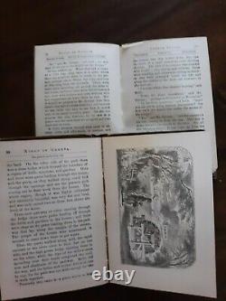 Rare ornate antique edition- Rollo's Tour in Europe by Jacob Abbot- 6 books 1858