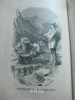 Rareantique 1850 Book California History Gold Mining Emigrant Guide Gambling +
