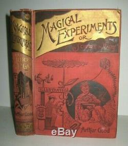 Rareold Antique Magic Book Experiments Science Illusions Profusely Illustrated