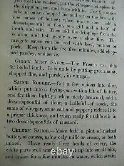 Rarevictorian Antique Cookbook Weird Unusual Recipes Powered Ginger Beer Home
