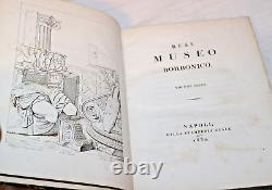 Real Museo Bornbonico Vol Sesto 1830 HB Illustrated VHTF Book Rare Antique