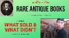Reselling Rare Antique Books On Ebay What I Sold This Week W 7 Day Sales Updates On All Items