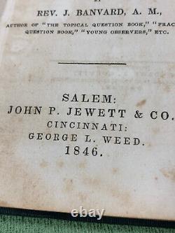 Rev J. Banvard Singular Sagacity Stories of Animals 1846 Antique Book RARE