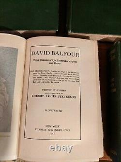 Robert Louis Stevenson 5 Book Set (1912, Antique Lot of 5) ODD RARE