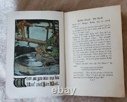 Robin Hood His Book by Eva March Tappan RARE Antique 1903 Adventure Classic