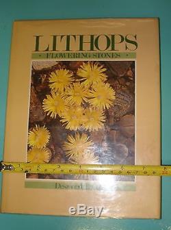 SUPER RARE BOOK Lithops flowering stones Signed both by Desmond T & Naureen Cole