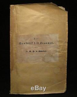 SYMBOLISM OF DREAMS Schubert 1840 Rare GERMAN Religious MYSTICISM Antique BOOK