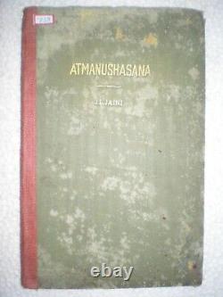 Sacred Book Jainas Atmanushasana Rare Antique Book India 1928