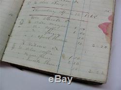 Sale Ohio 1867 -1868 Antique Handwritten General Store Ledger Rare Day Book
