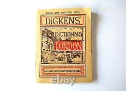 Scarce Antique Early 1900s Dickens' Dictionary of London Softcover Book, Rare