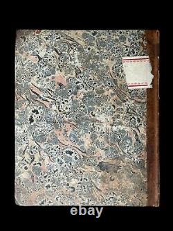 Sermons From Father Carlo Frey 1798 Antique Book Rare Fine Binding