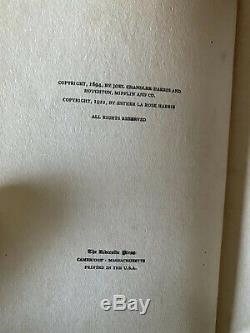 Set Of 10 Antique 1890s-1922 Joel Chandler Harris Books Uncle Remus Etc RARE