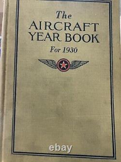 Set Of 15 Antique Aircraft Year Books 1930-33, 38-55 Gray Condition RARE