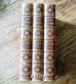 Set of 3 antique books The Friend Essays by Coleridge Rare and Collectible