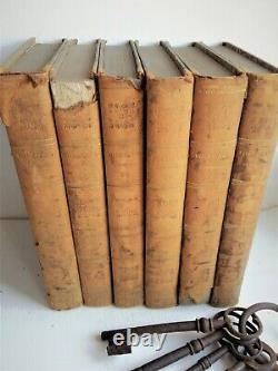 Set of Six Rare 1825-1832 Volumes of Voltaire's Letters. Antique Voltaire Books