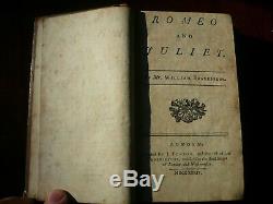 Shakespeare Vol VI five plays 1735 Rowe Tonson Antique Very rare original cover