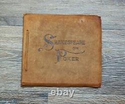 Sheakespeare on Poker -1906 Rare Antique Book, Good Condition, Collectible Books