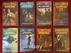 Sherlock Holmes 8 Book Lot Sir Arthur Conan Doyle Vintage Medallion Edition RARE