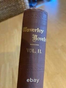 Sir Walter Scott Antique Book Collection, 33 Volumes of Waverley Novels