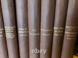 Sir Walter Scott Antique Book Collection, 33 Volumes of Waverley Novels