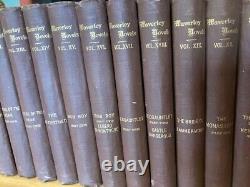 Sir Walter Scott Antique Book Collection, 33 Volumes of Waverley Novels