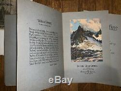Songs Of Yosemite Harold Symmes Gunnar Widforss Rare Antique Book 1923