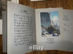 Songs Of Yosemite Harold Symmes Gunnar Widforss Rare Antique Book 1923
