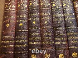 Stoddard's Lectures 1898 Set Of 14 Travel Books Good Condition Rare Antique