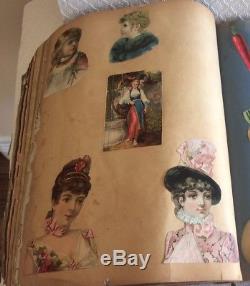 Stunning! RARE Antique 1903 Wallpaper Sample Book Museum Bandboxes French Style