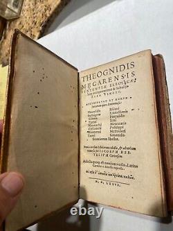 Super Rare Book Dated 1576 Rare Antique Book