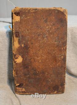 THE VIRGINIA HOUSEWIFE rare antique old leather cookbook 1839 Mary Randolph