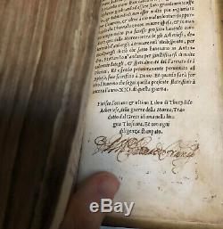 THUCYDIDES On War The Eight Books 1545 Old Antique Rare Philosophy Analysis