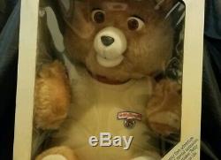 Teddy Ruxpin Bear In Box Complete 1985 Worlds of Wonder 4 books Excellent rare